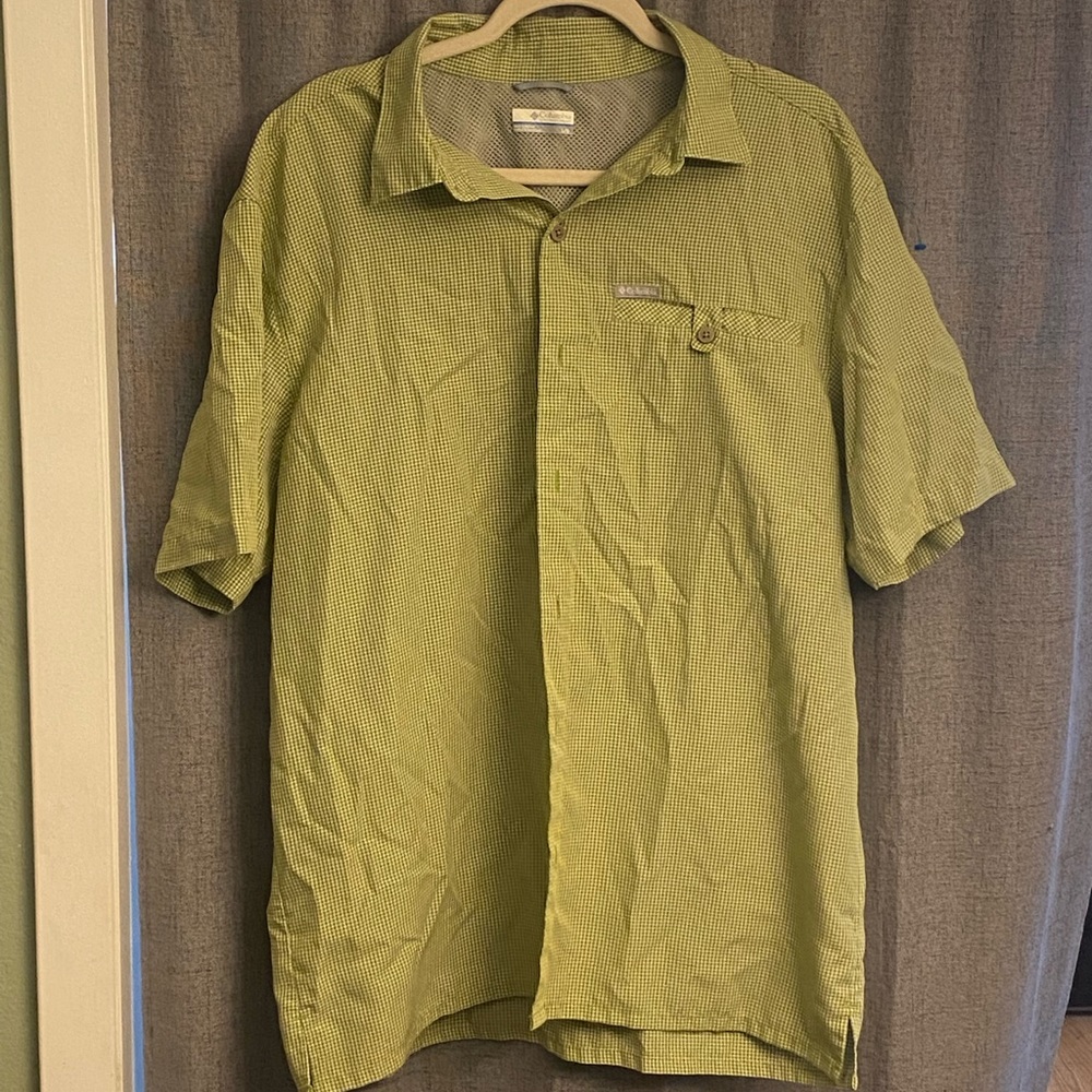 Columbia Mens Hiking Casual Shirt Size L